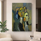 Handmade Abstract Frameless Artwork Canvas Oil Paintings Modern Eye Art Picture Wall  Arrival Decorative Items For Cafe Decor Rolled Frameless Unstretched Painting