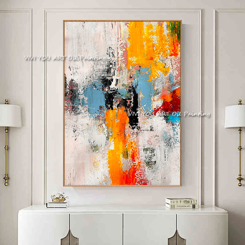 High Quality Abstract Oil Painting On Canvas