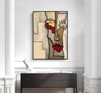 Yipinge Custom Decorative Painting Canvas Painting Core Framed Unframed Painting Nordic High-Definition Inkjet A Customized Delivery