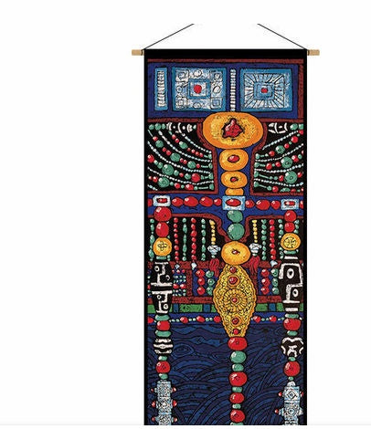 Chinese Tibetan Culture Canvas Poster Wall Art Painting