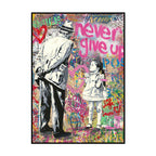 Graffiti Oil Painting Decoration Poster Canvas Painting
