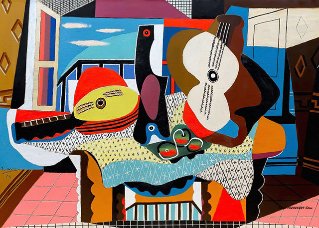 Art Pavilion Living Room Decorative Painting Cross - Border Canvas Core