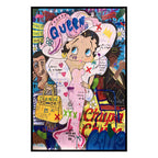 Street Art Graffiti Banks Canvas Painting