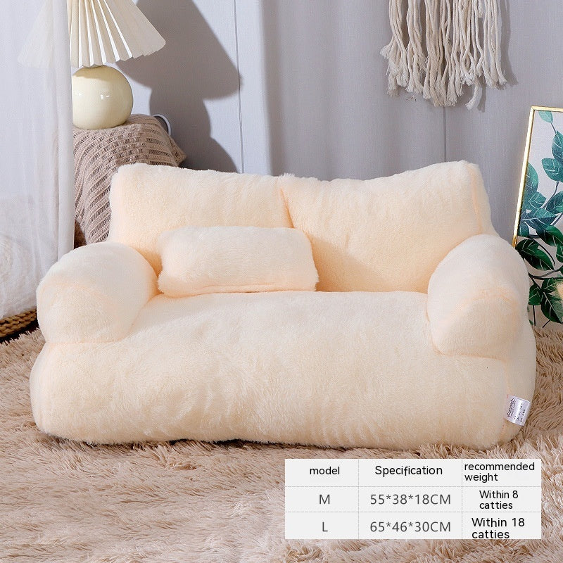 Luxury Cat Bed Sofa Winter Warm Cat Nest Pet Bed For Small Medium Dogs Cats