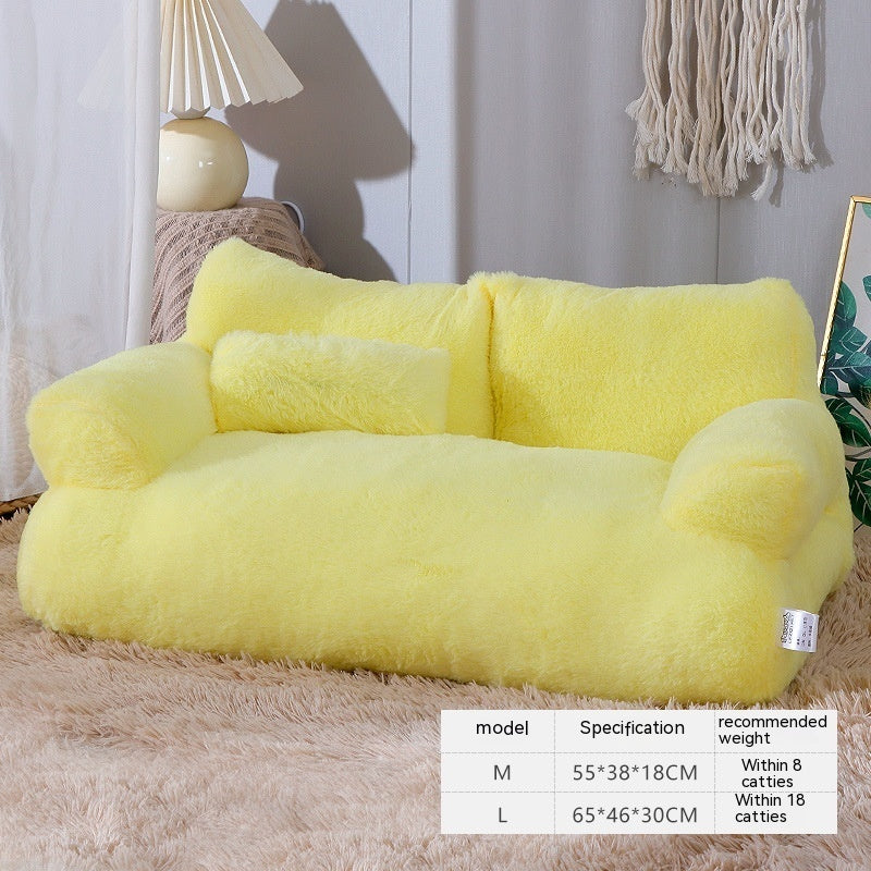 Luxury Cat Bed Sofa Winter Warm Cat Nest Pet Bed For Small Medium Dogs Cats