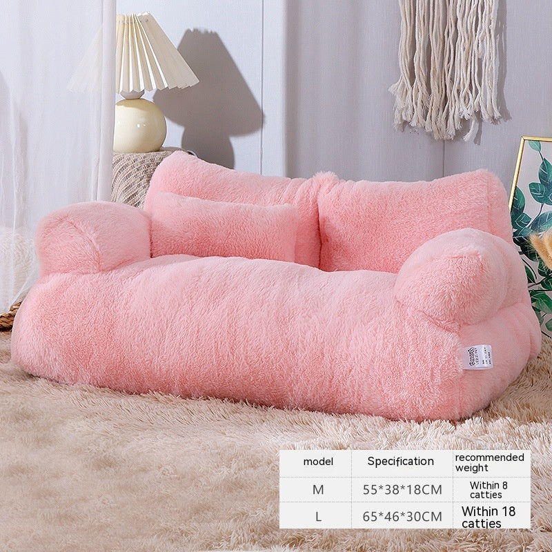 Luxury Cat Bed Sofa Winter Warm Cat Nest Pet Bed For Small Medium Dogs Cats