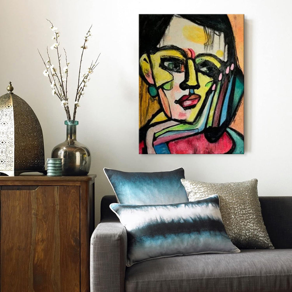 Handmade Abstract Frameless Artwork Canvas Oil Paintings Modern Eye Art Picture Wall  Arrival Decorative Items For Cafe Decor Rolled Frameless Unstretched Painting