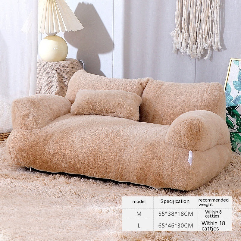 Luxury Cat Bed Sofa Winter Warm Cat Nest Pet Bed For Small Medium Dogs Cats