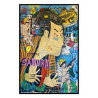Street Art Graffiti Banks Canvas Painting