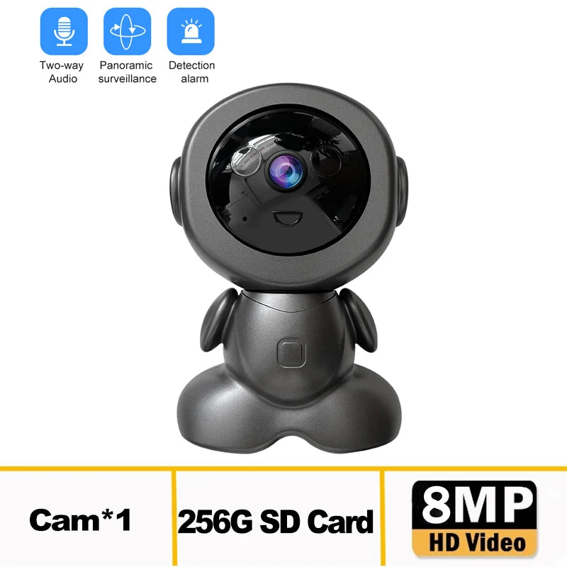 8MP Wifi Surveillance Robot Camera