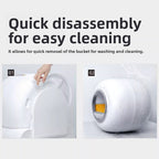 Smart Automatic Self-Cleaning Cat Litter Box with APP Control, 65L Large Space & Odor Elimination, for Cats up to 18lbs