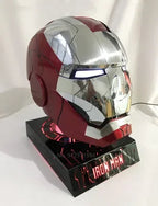 New AutoKing 1:1 Mk5 Iron Man Helmet Cosplay Voice Control Eyes with Light