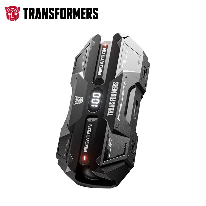 Choice TRANSFORMERS TF-T51 Bluetooth 5.4 Gaming Headsets Stereo Sound Wireless Earphones LED Display AI Translator Headphones