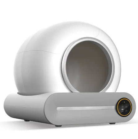 Smart Automatic Self-Cleaning Cat Litter Box with APP Control, 65L Large Space & Odor Elimination, for Cats up to 18lbs