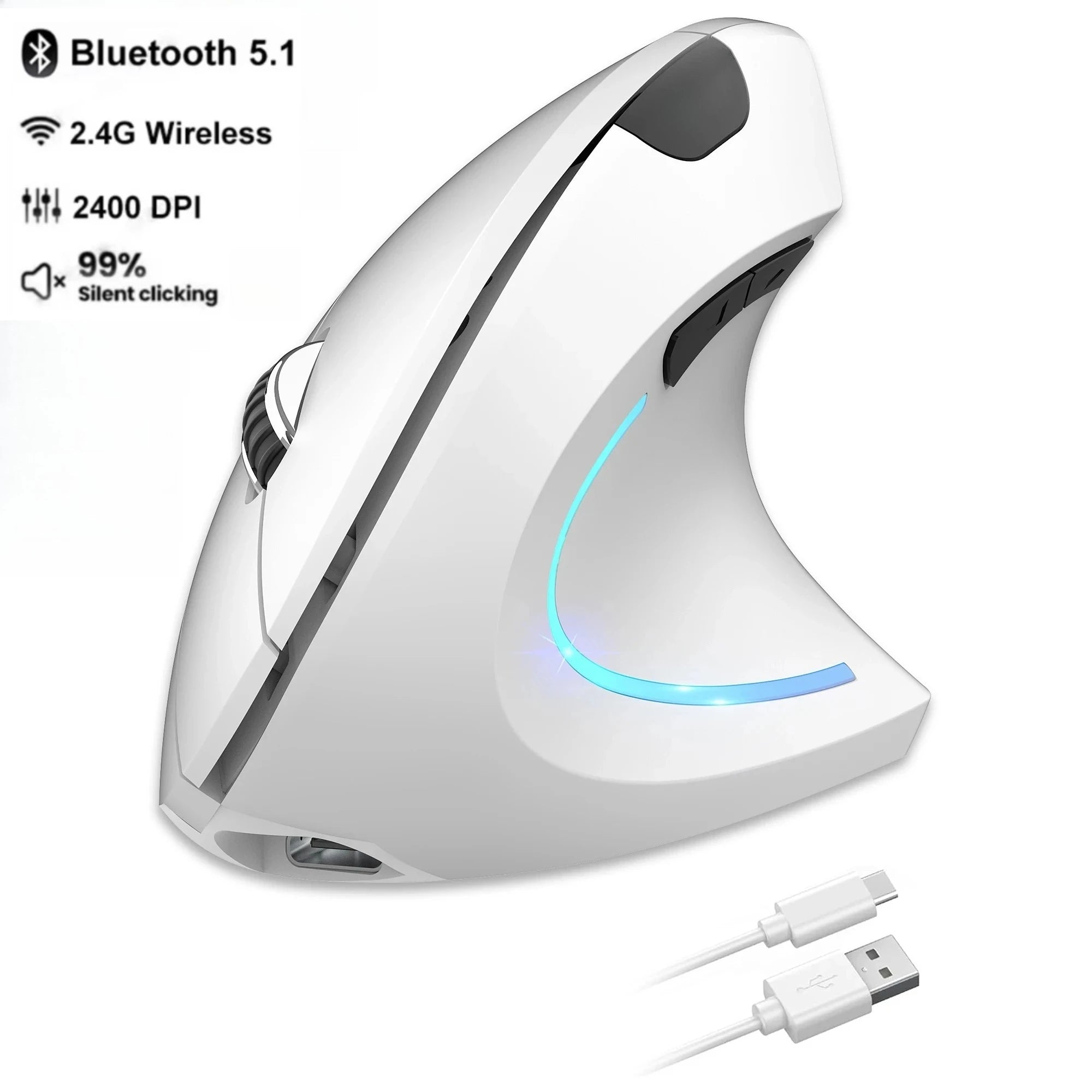 Vertical Ergonomic Gaming Mouse Wireless