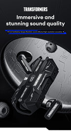 Choice TRANSFORMERS TF-T51 Bluetooth 5.4 Gaming Headsets Stereo Sound Wireless Earphones LED Display AI Translator Headphones