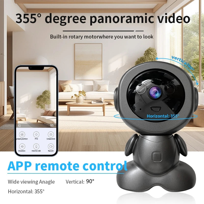 8MP Wifi Surveillance Robot Camera