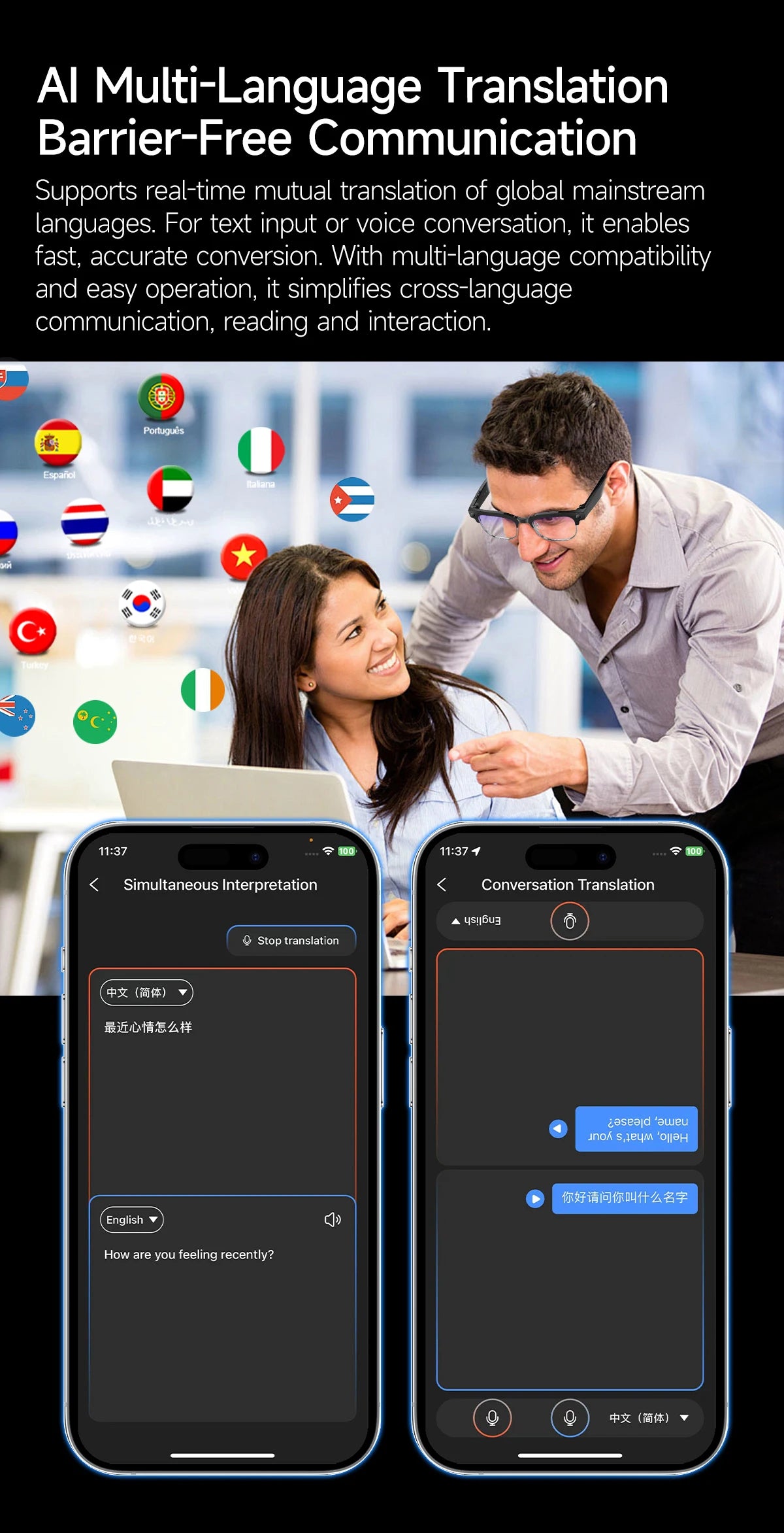 2026New 800W Pixel Camera Smart Glasses