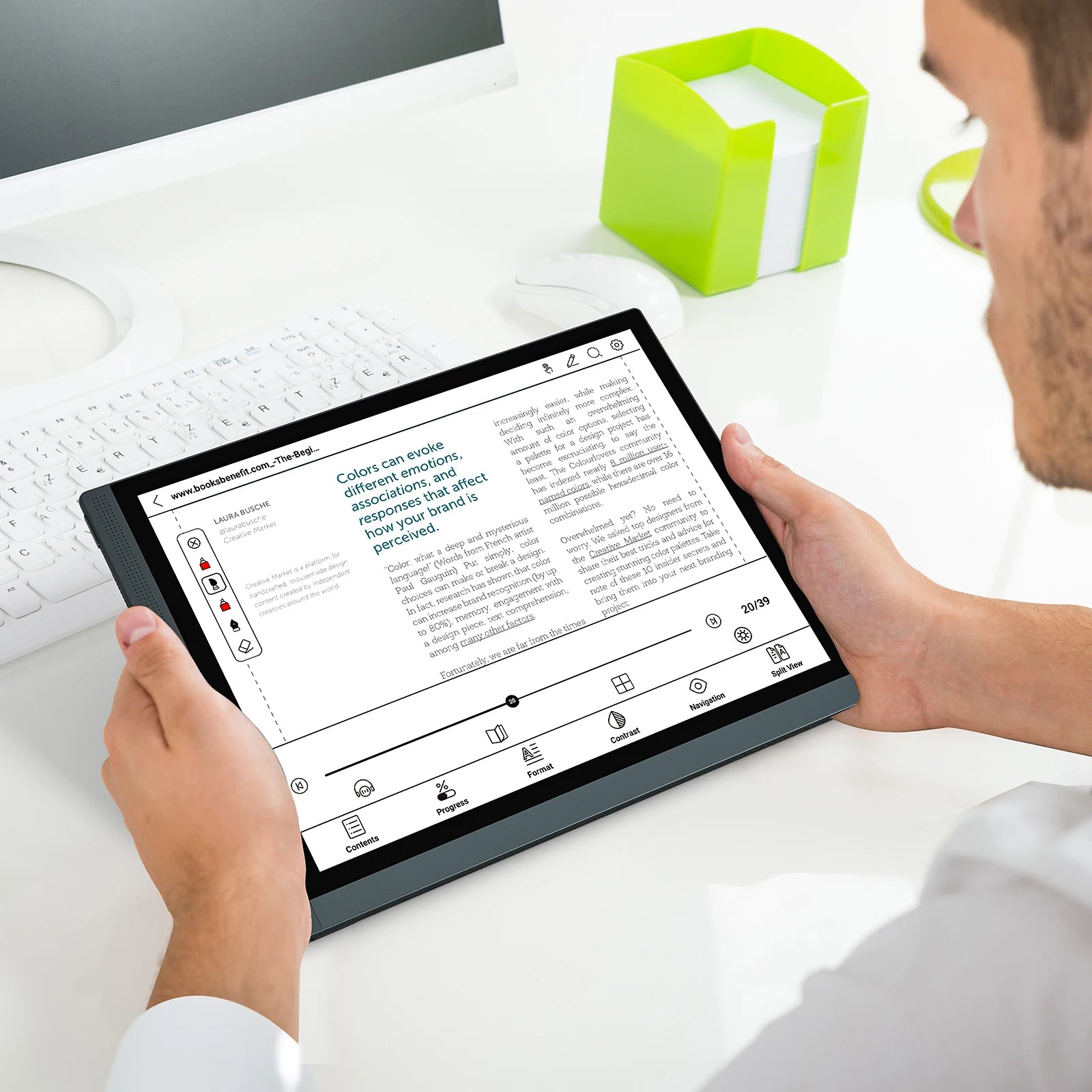 Bigme B1051C Pro 10.3'' Color Eink Ebook Reader Android 14 OS, Dimensity 1080, 8+256GB, Electronic Book Tablet 300PPI Ereader