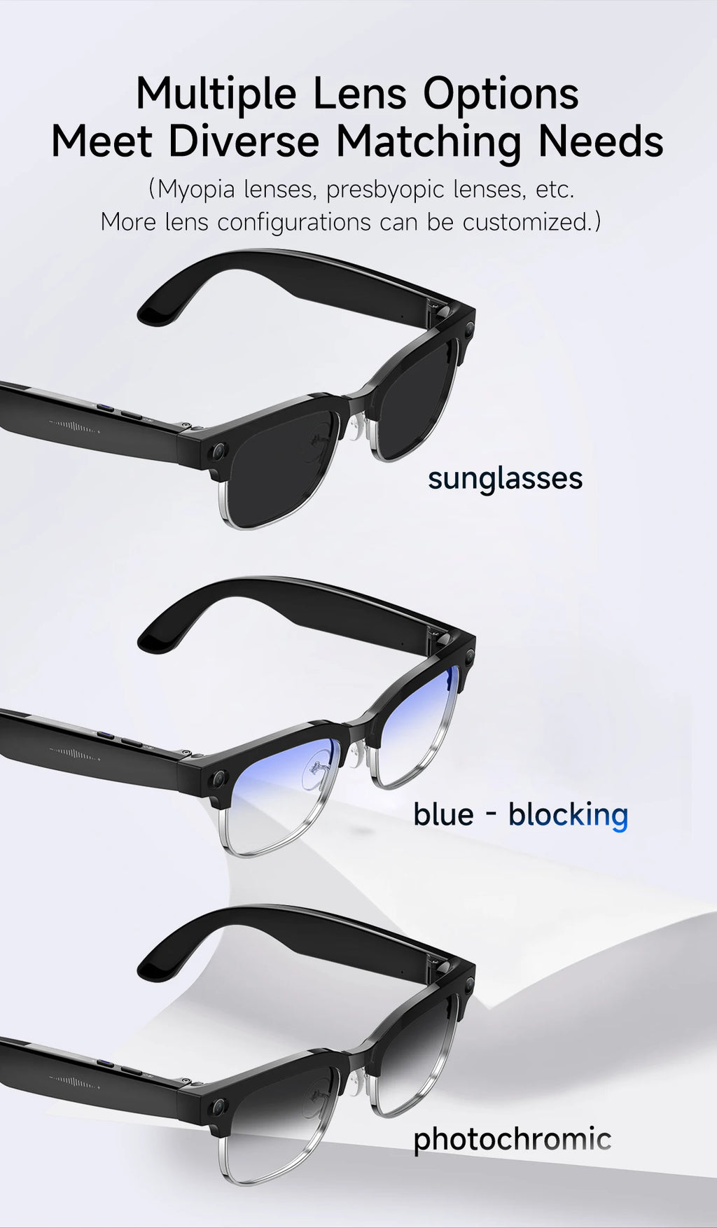 2026New 800W Pixel Camera Smart Glasses