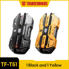 Choice TRANSFORMERS TF-T51 Bluetooth 5.4 Gaming Headsets Stereo Sound Wireless Earphones LED Display AI Translator Headphones