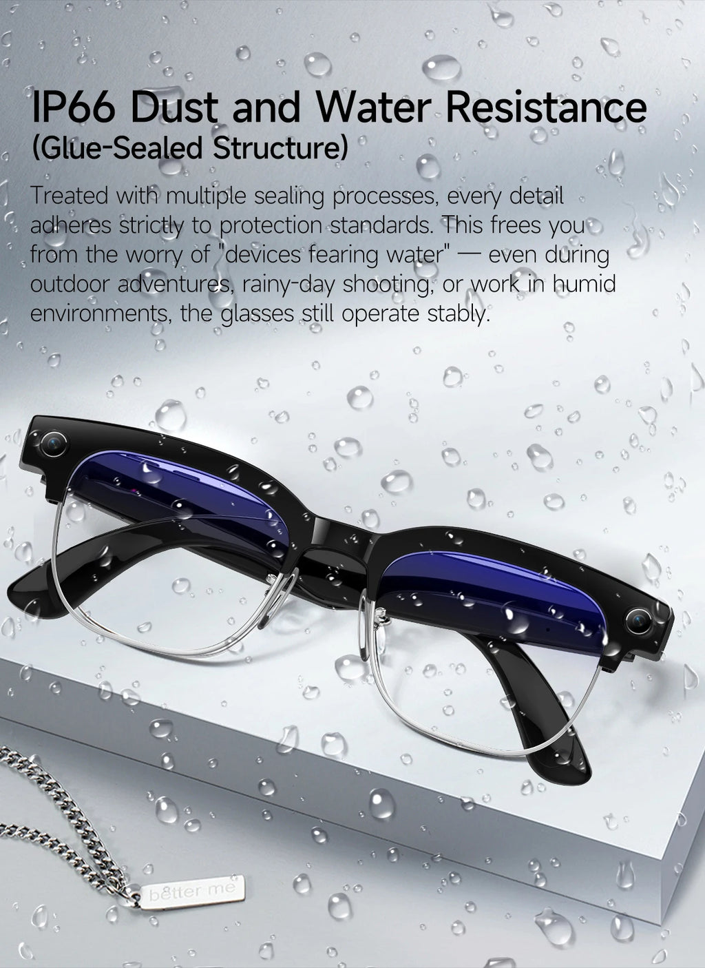 2026New 800W Pixel Camera Smart Glasses
