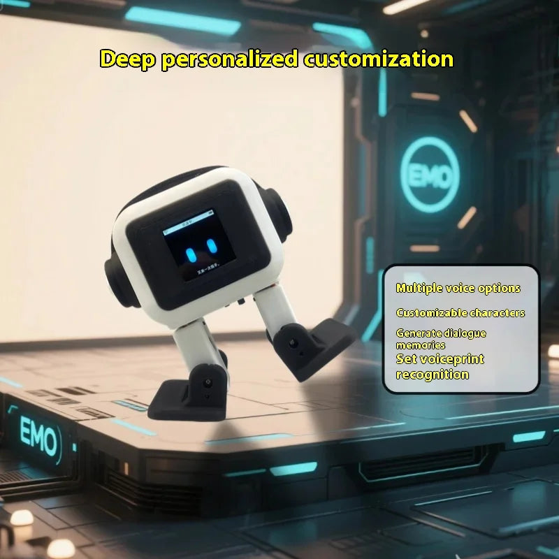 AI EMO Robot ESP32-S3 Main Control 1.54inches Screen Intelligent Interactive Robot