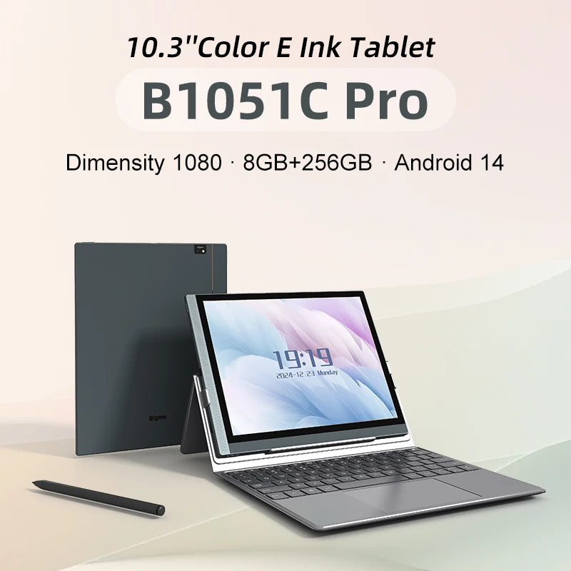 Bigme B1051C Pro 10.3'' Color Eink Ebook Reader Android 14 OS, Dimensity 1080, 8+256GB, Electronic Book Tablet 300PPI Ereader