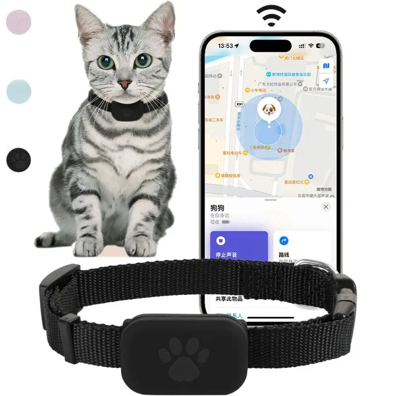 Remote Pet GPS Tracker Waterproof Real-Time Tracking Movement