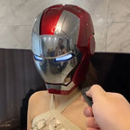 New AutoKing 1:1 Mk5 Iron Man Helmet Cosplay Voice Control Eyes with Light