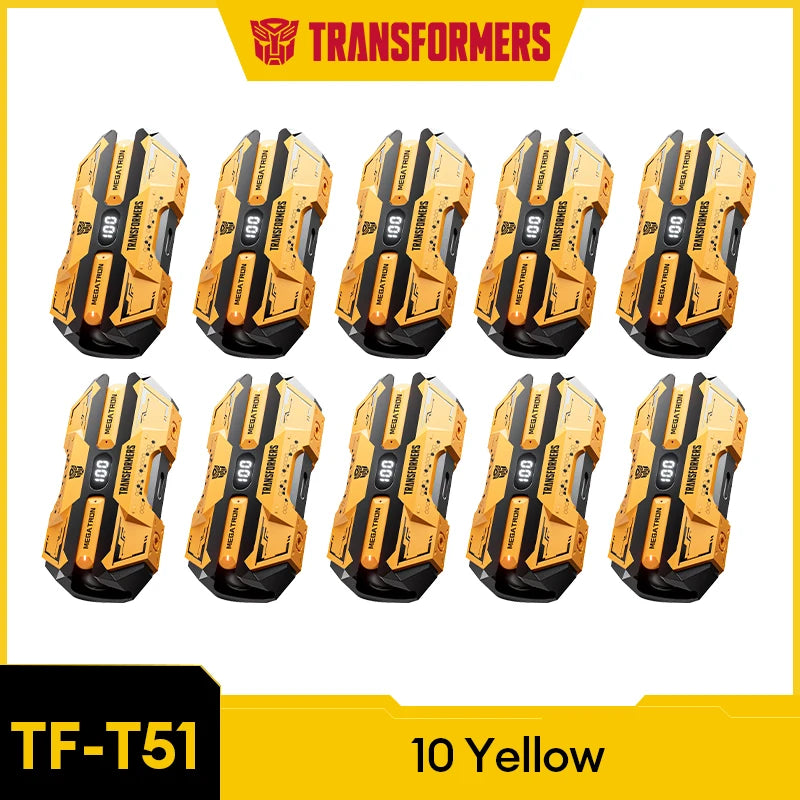 Choice TRANSFORMERS TF-T51 Bluetooth 5.4 Gaming Headsets Stereo Sound Wireless Earphones LED Display AI Translator Headphones