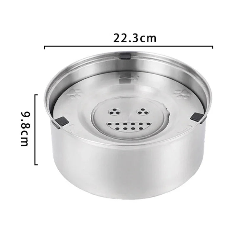 1L 3L Stainless Steel Dog Floating Bowl