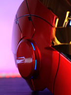 New AutoKing 1:1 Mk5 Iron Man Helmet Cosplay Voice Control Eyes with Light