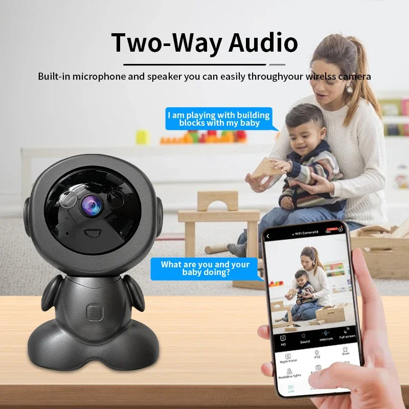 8MP Wifi Surveillance Robot Camera