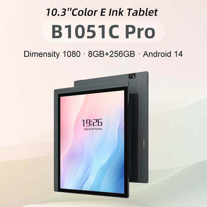 Bigme B1051C Pro 10.3'' Color Eink Ebook Reader Android 14 OS, Dimensity 1080, 8+256GB, Electronic Book Tablet 300PPI Ereader