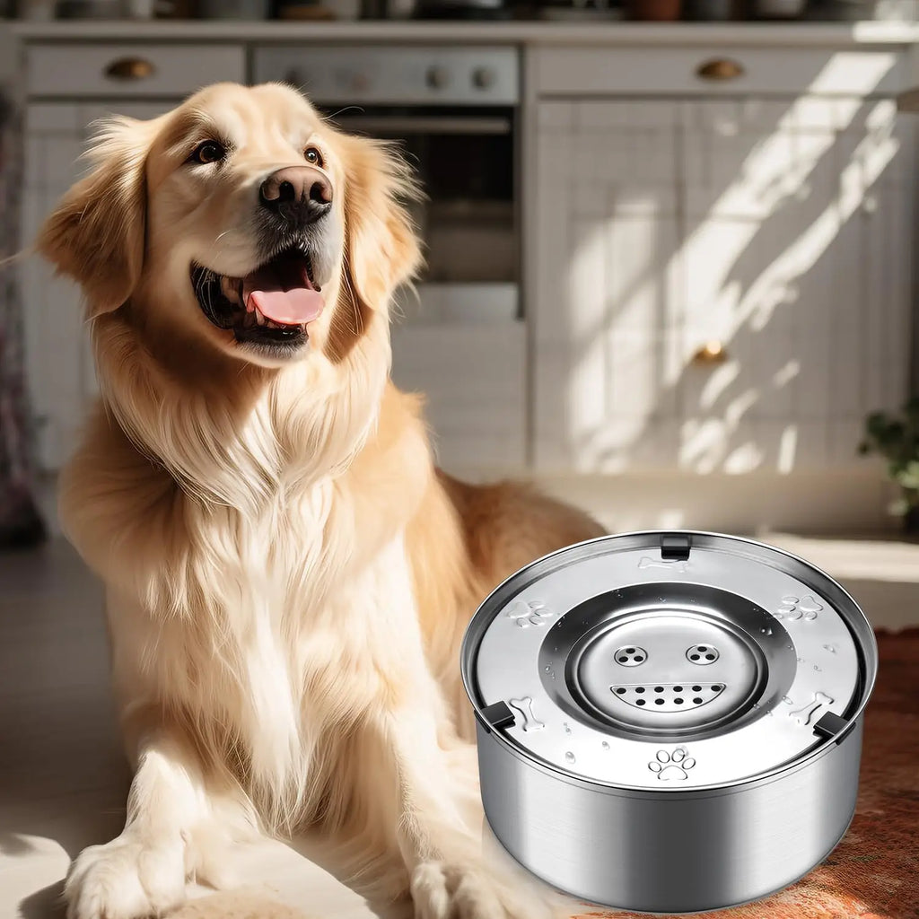 1L 3L Stainless Steel Dog Floating Bowl