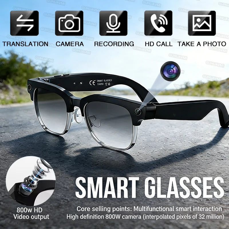 2026New 800W Pixel Camera Smart Glasses