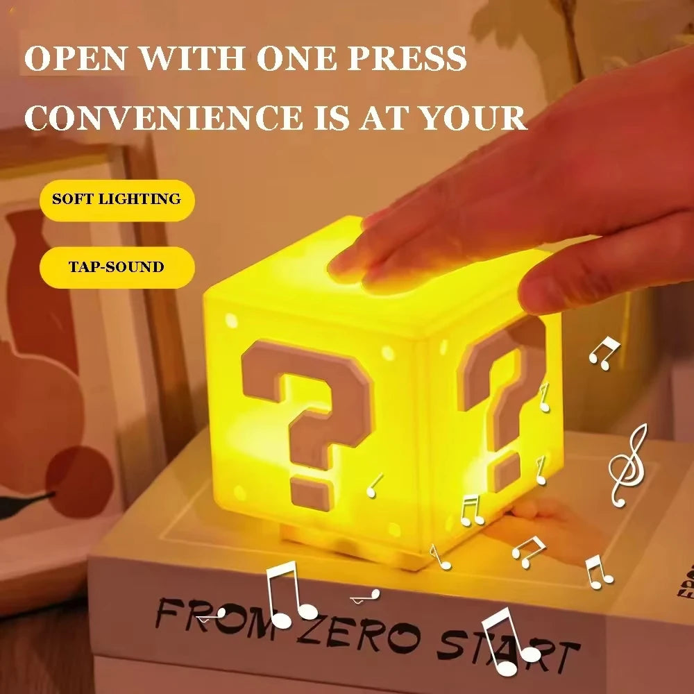 LED Question Mark Night Light With Music