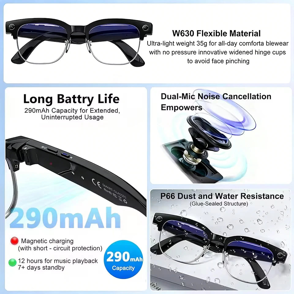 2026New 800W Pixel Camera Smart Glasses