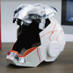 New AutoKing 1:1 Mk5 Iron Man Helmet Cosplay Voice Control Eyes with Light