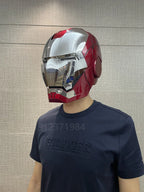 New AutoKing 1:1 Mk5 Iron Man Helmet Cosplay Voice Control Eyes with Light