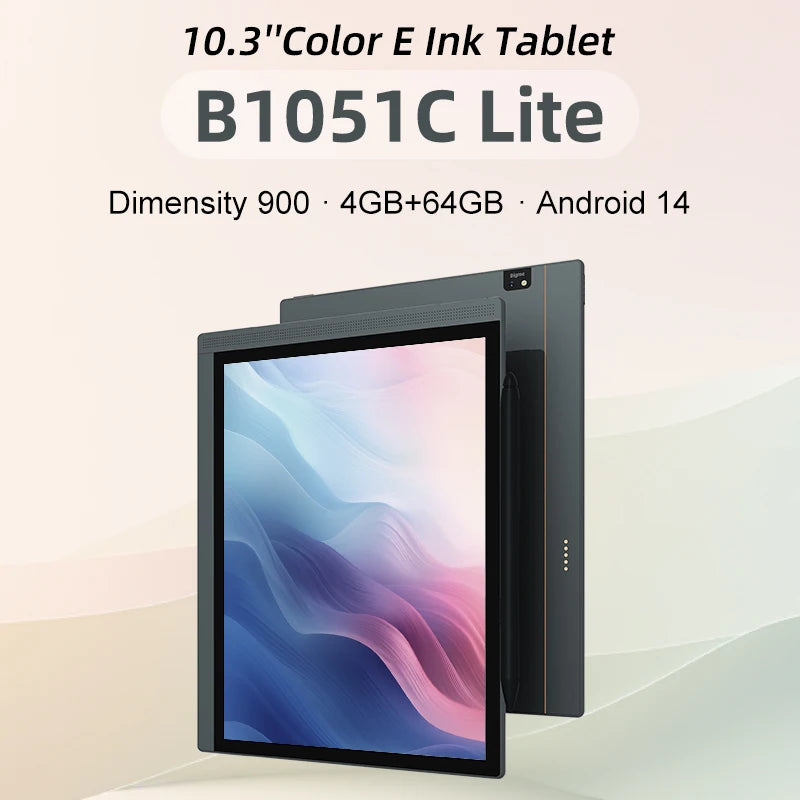 Bigme B1051C Pro 10.3'' Color Eink Ebook Reader Android 14 OS, Dimensity 1080, 8+256GB, Electronic Book Tablet 300PPI Ereader