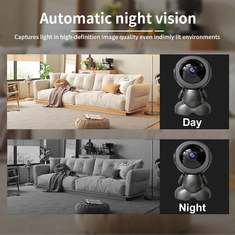 8MP Wifi Surveillance Robot Camera