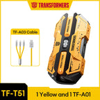 Choice TRANSFORMERS TF-T51 Bluetooth 5.4 Gaming Headsets Stereo Sound Wireless Earphones LED Display AI Translator Headphones