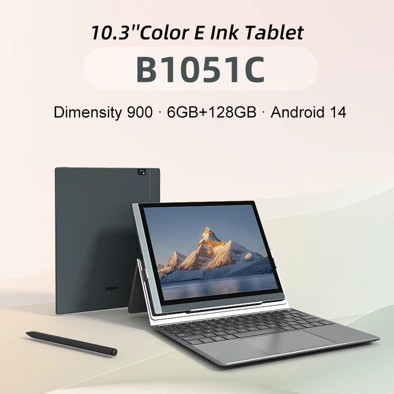 Bigme B1051C Pro 10.3'' Color Eink Ebook Reader Android 14 OS, Dimensity 1080, 8+256GB, Electronic Book Tablet 300PPI Ereader
