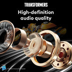 Choice TRANSFORMERS TF-T51 Bluetooth 5.4 Gaming Headsets Stereo Sound Wireless Earphones LED Display AI Translator Headphones
