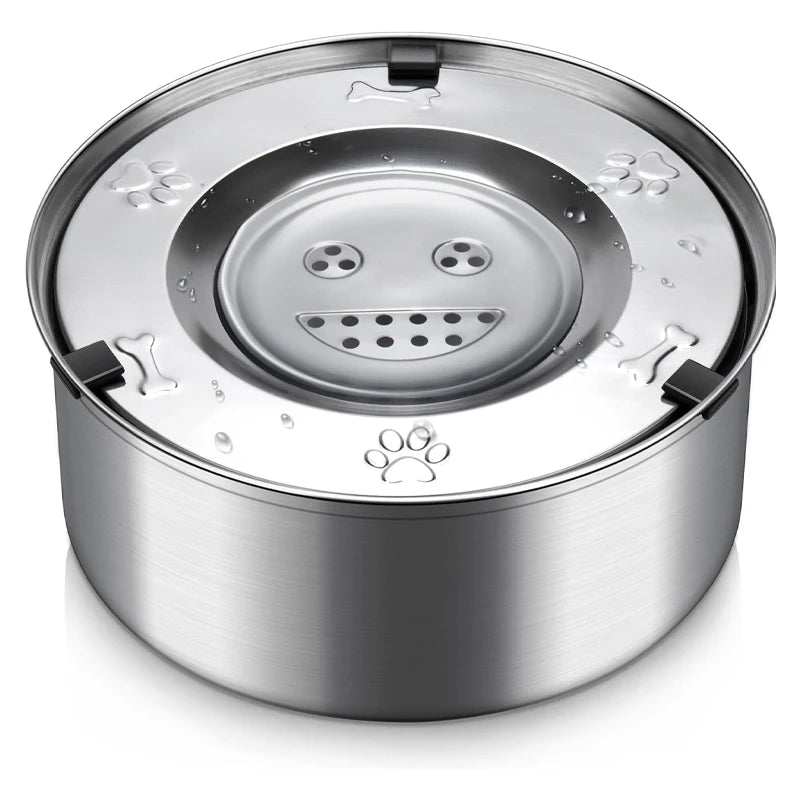 1L 3L Stainless Steel Dog Floating Bowl