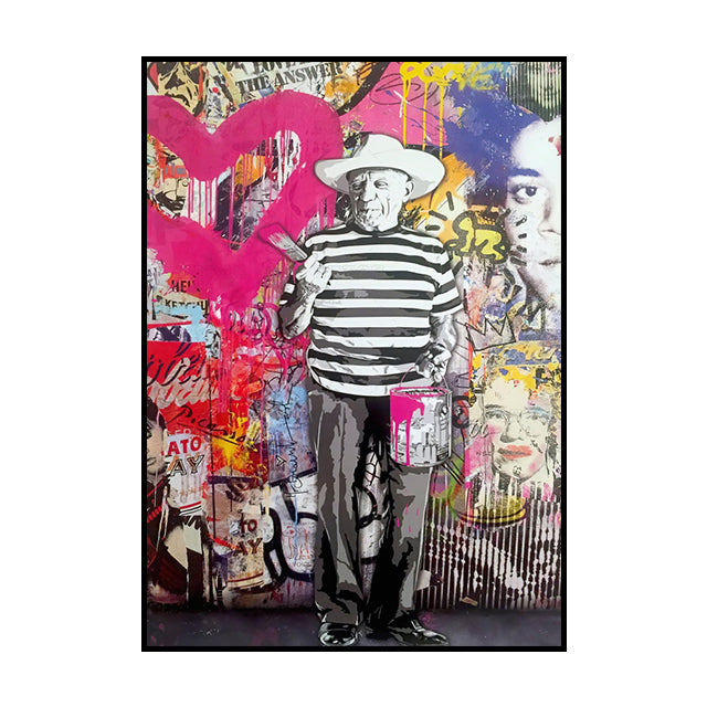 Graffiti Oil Painting Decoration Poster Canvas Painting