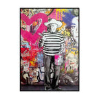 Graffiti Oil Painting Decoration Poster Canvas Painting