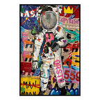Street Art Graffiti Banks Canvas Painting